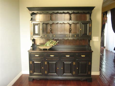 Find black kitchen cabinetry at lowe's today. European Paint Finishes: ~ Rustic Black Farmhouse Hutch