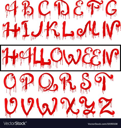 Blood Font Svg Blood Alphabet Svg Horror Font Svg Terror Etsy Canada