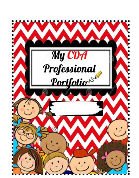 Free Printable Teacher Cda Portfolio Cover Template