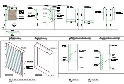 LOUVER STANDARD DETAIL DRAWINGS CAD Files DWG Files Plans And Details