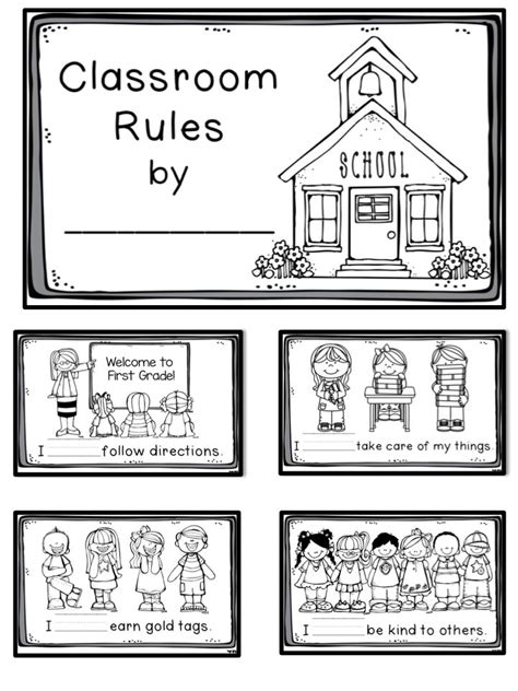 Weve started the list for you with the rule, follow directions. Classroom Rules book -- FREEBIE | KinderLand Collaborative ...