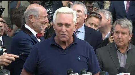 Roger Stone I Am Falsely Accused Will Plead Not Guilty