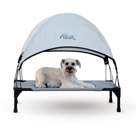 What are the best canopy dog beds for outdoor use? K&H Pet Cot Canopy™