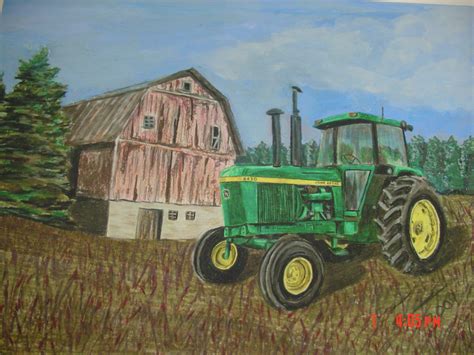 John Deere Tractor Sketch At Explore Collection Of