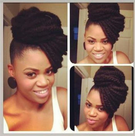 Maybe you would like to learn more about one of these? Chic bun updo you can do with marley hair if you have ...