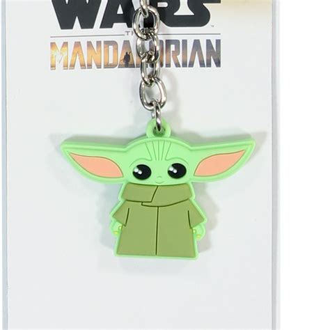 The Mandalorian Baby Yoda Keychain Worldwide Shipping