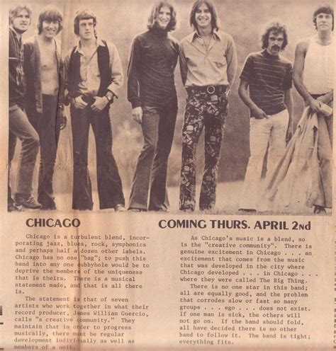 Chicago The Band Chicago Transit Authority The Who Band