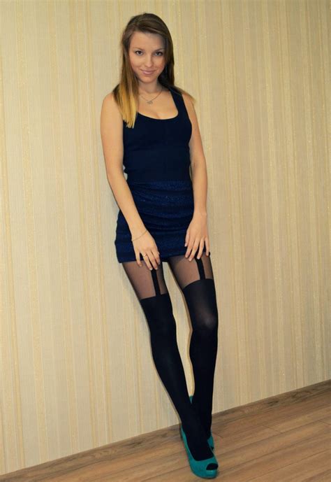 Amateur Pantyhose On Twitter Minidress And Patterned Pantyhose