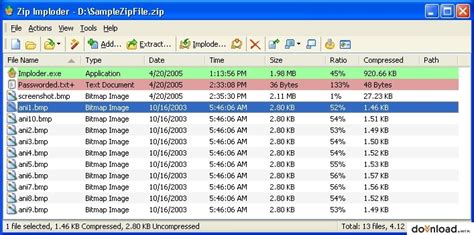 Zip Imploder File Archivers