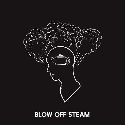 Blow Off Steam Idiom Vector Free Photo Rawpixel