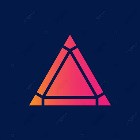 Gambar Logo Segitiga V2 Segi Tiga Simbol Gradien Png Dan Vektor