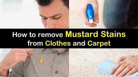 3 Simple Ways To Remove Mustard Stains From Clothes And Carpet