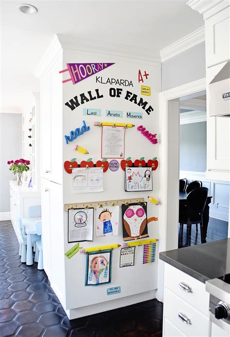 Make A Diy Display For Your Kids Schoolwork And Art