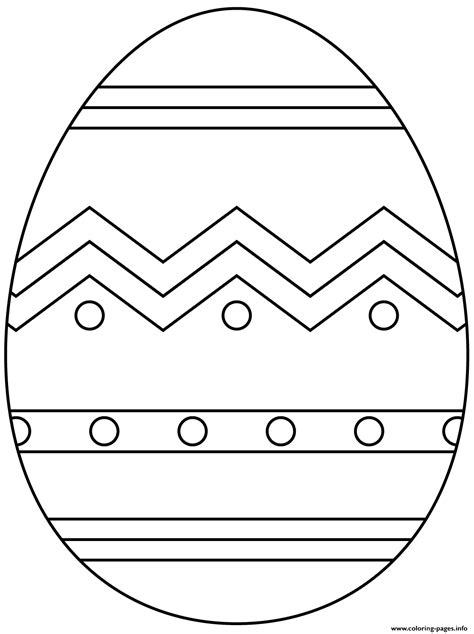 All of our pages are free. Easter Egg With Abstract Pattern 1 Coloring Pages Printable