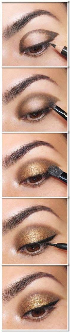 Eye Shadow 101 How To Make Brown Eyes Look Bigger With Makeup Gold Eye Makeup Smoky Eye