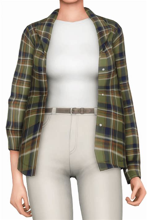 Awesome Flannel Shirts Custom Content For The Sims 4 — Snootysims
