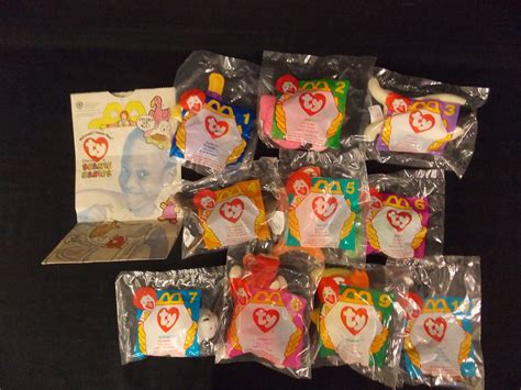 Buy McDonald S 1996 Ty Beanie Babies Complete Set 1 10 Happy Meal Bag