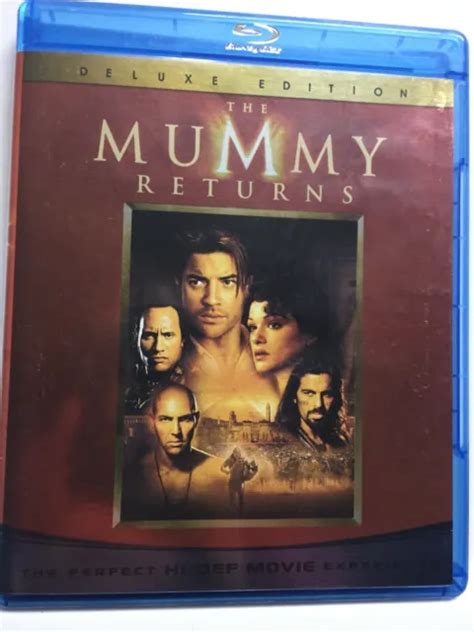 the mummy returns [2001] blu ray 2008 deluxe edition brendan fraser mint 12 97 picclick