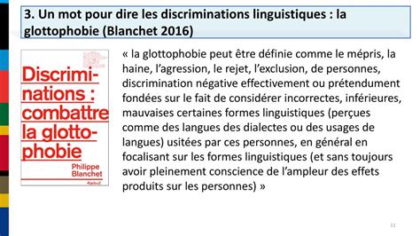 Les Langues Et Leurs Usages Comme Facteurs De Discrimination Ppt