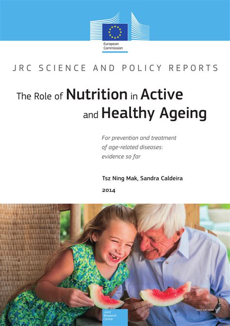 Pdf The Role Of Nutrition In Active And Healthy Ageing For
