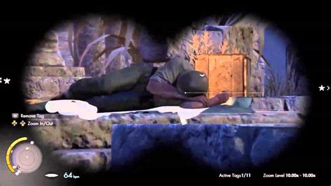 Sniper Elite 3 Nut Shots And Sleeping Guard Youtube