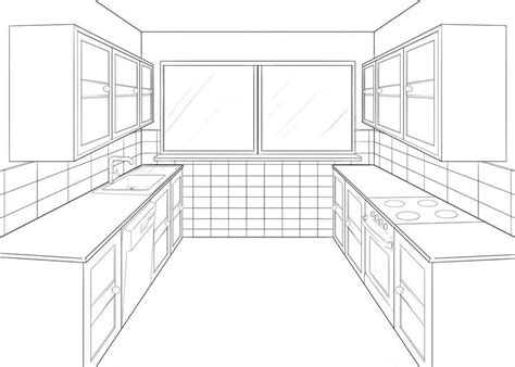 Kitchen Perspective By Amanduur On Deviantart Interior Design