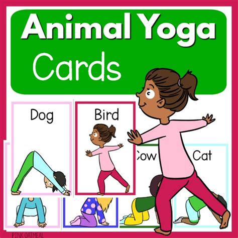 Yoga poses are a natural part of many mindfulness activities. Yoga Poses For Kids Printable -Free | Pink Oatmeal