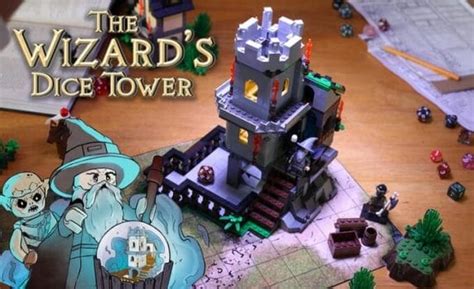 A Wizards Dice Tower Made Out Of Little Plastic Hobby Bricks Becomes A