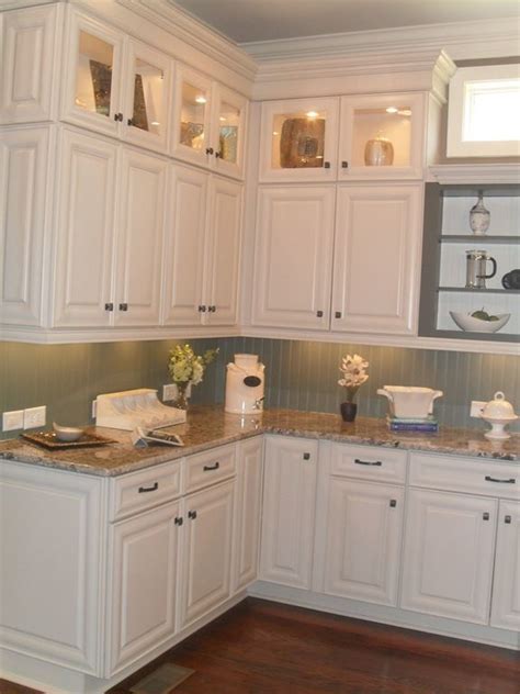 White Beadboard Kitchen Cabinets Kitchen With Beadboard Ceiling