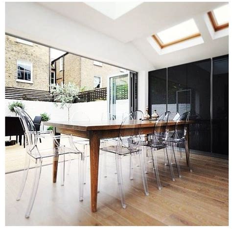 20l x 24d x 38h. clear chairs dining room - Google Search | Dining room london, Ghost chairs dining, Ghost chair ...