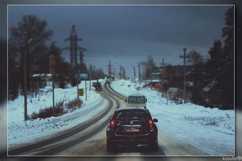 Wallpaper Nature Car Snow Winter Road Driving Free Travel