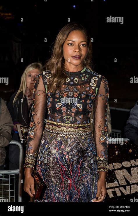 Actress Naomie Harris Poses For Photographers On Arrival At The