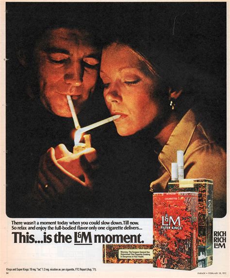 Love At First Light Romance In 1970s Cigarette Advertising Flashbak