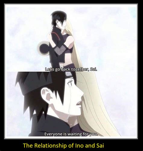 The Relationship Of Ino And Sai By Keyblademagicdan On Deviantart