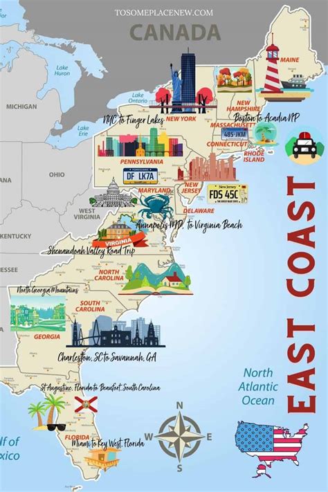 15 East Coast Usa Road Trip Itinerary Ideas Tosomeplacenew