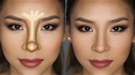 How To Contour And Highlight Your Nose In Less Than 5 Minutes Youtube