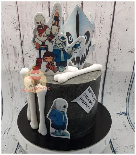 Undertale Themed Cake Decorated Cake By Cakesdecor