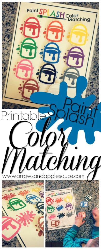 Learning Our Colors Free Color Hunt Printable Arrows And Applesauce