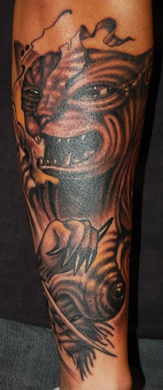 Off The Map Tattoo Tattoos Half Sleeve Skinless Cat
