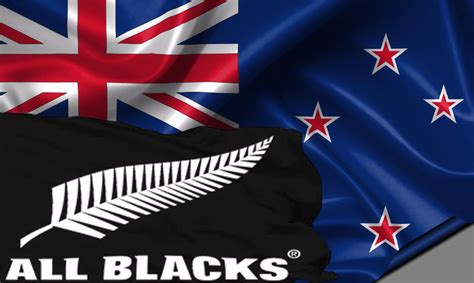 New Zealand All Blacks Rugby New Zealand And All Blacks Rugby Flags