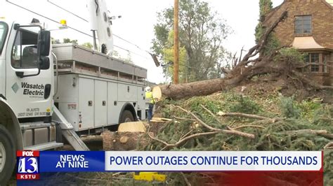 Power Outages Continue For Thousands Youtube