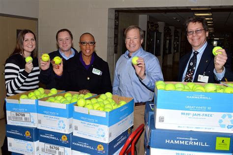 U S Tennis Association Donates 3 000 Tennis Balls To Irvington School System Rivertowns Ny Patch