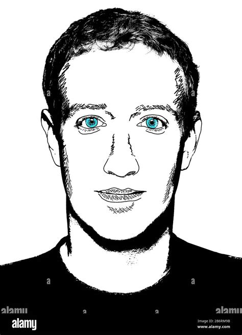 Ilustración De Mark Zuckerberg Fotografía De Stock Alamy