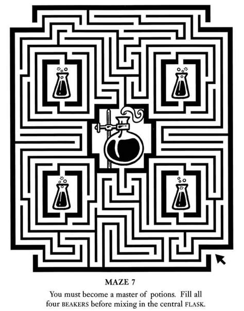 Welcome To Dover Publications Wizards And Dragons Mazes Harry