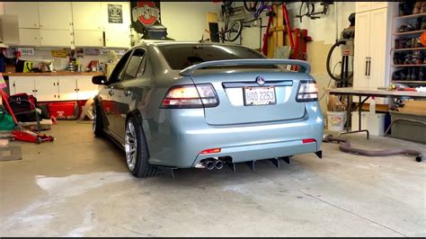 2009 Saab 9 3 20t Catback Exhaust Install And Review Youtube