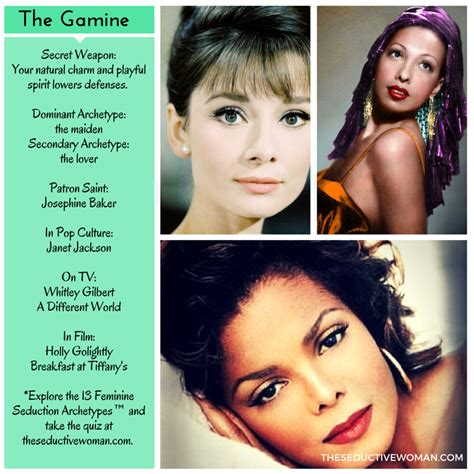13 Feminine Seduction Archetypes The Gamine Women Love Power