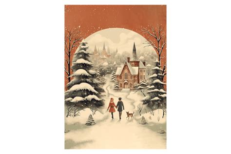 Winter Wonderland Christmas Card 2 Graphic By Gornidesign · Creative