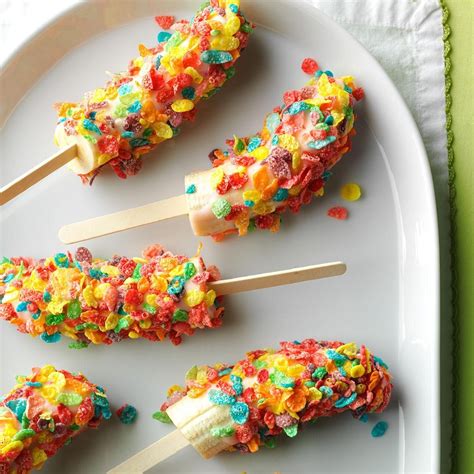 Frozen Banana Cereal Pops Recipe How To Make It