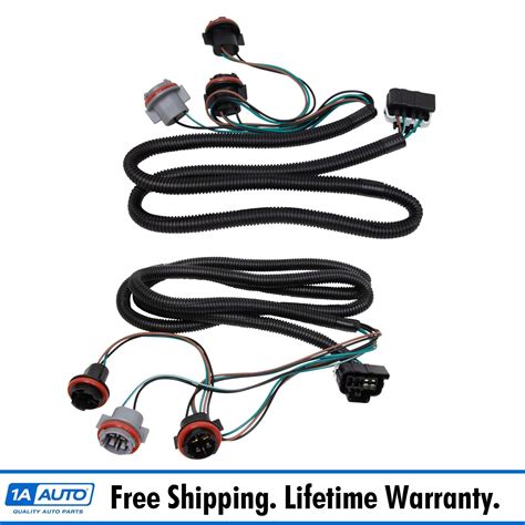 Tail Light Lamp Wiring Harness Lh Rh Pair For Chevy Silverado Pickup