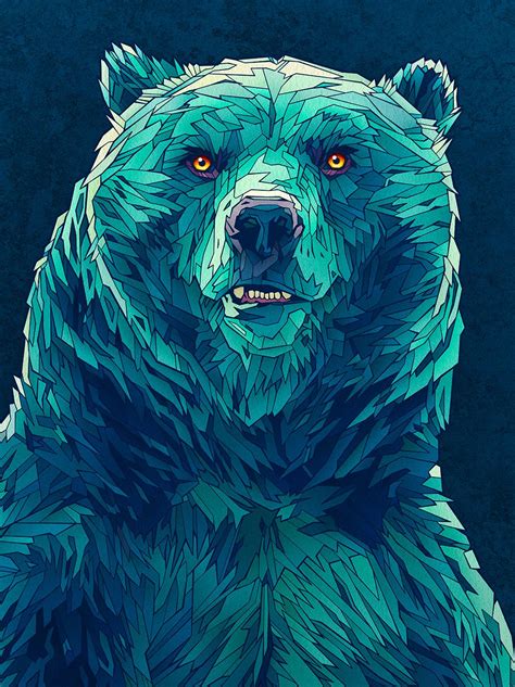 🔥 20 Grizzly Bear Art Wallpapers Wallpapersafari